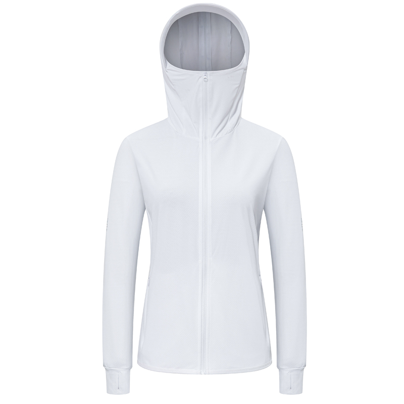 Sun Protection Shirt UPF 50+ Hoodie Long Sleeve Fishing Swim Rash Guard Shirts ...