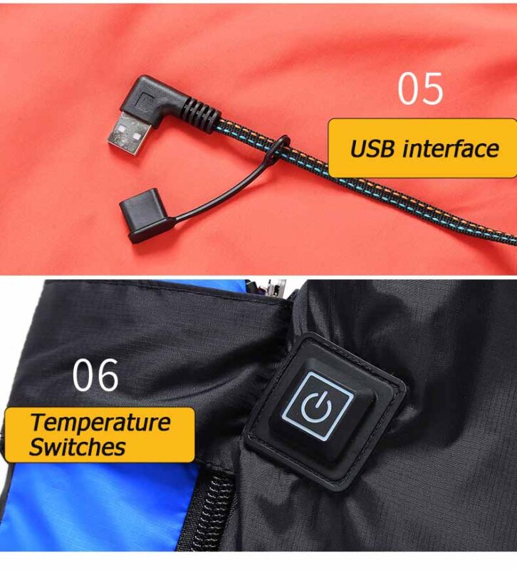 Heated Sleeping Bag, 3 Adjustable Heating Levels USB Power Support Heating Pad...