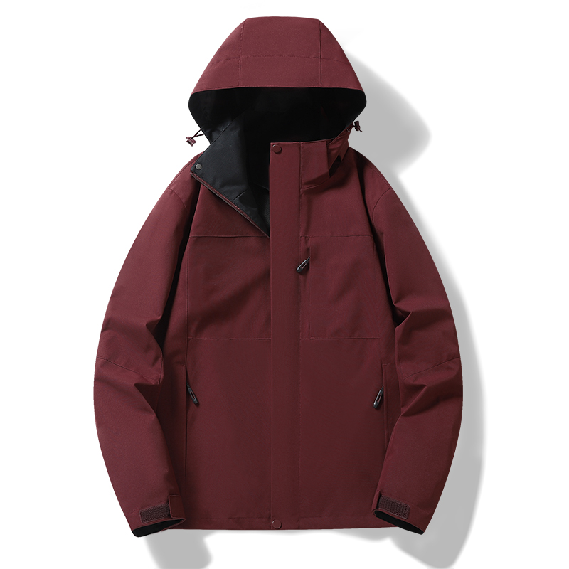 STYLE:F619D  Mens Womens Sports Camping Jacket Outdoor Fashion Mountaineering Windproof Rain Jacke - 3-in-1 Jacket - Yongz...
