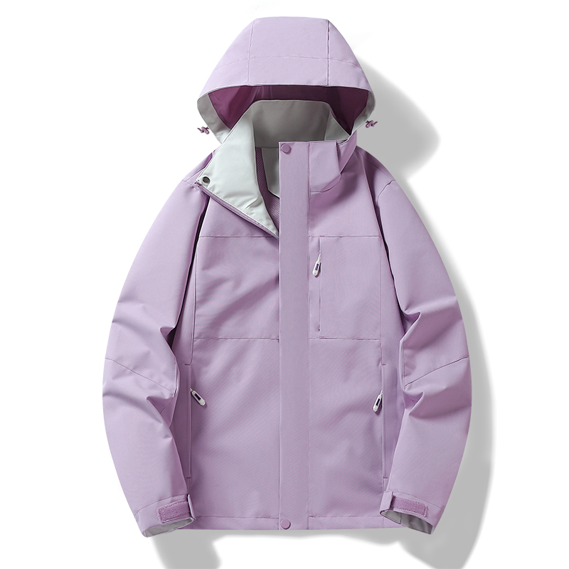 STYLE:F619D  Mens Womens Sports Camping Jacket Outdoor Fashion Mountaineering Windproof Rain Jacke - 3-in-1 Jacket - Yongz...