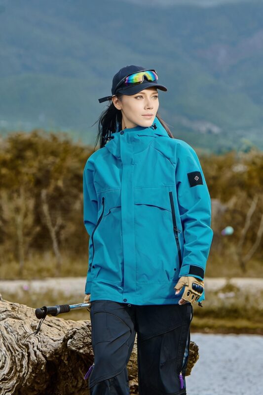 STYLE:F25875  Waterproof Ski Jacket Warm Winter Coats Windproof Winter Jackets for Women Fleece Lined Windbreaker with Hoo...