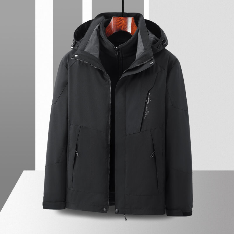  3-in-1 Winter Coats Snow Ski Jacket Waterproof Windproof Fleece Lined Winter...