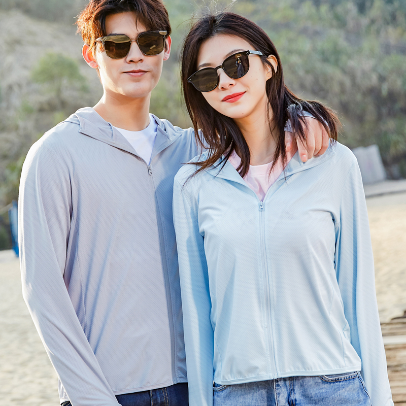 Sun Protection Shirt UPF 50+ Hoodie Long Sleeve Fishing Swim Rash Guard Shirts ...
