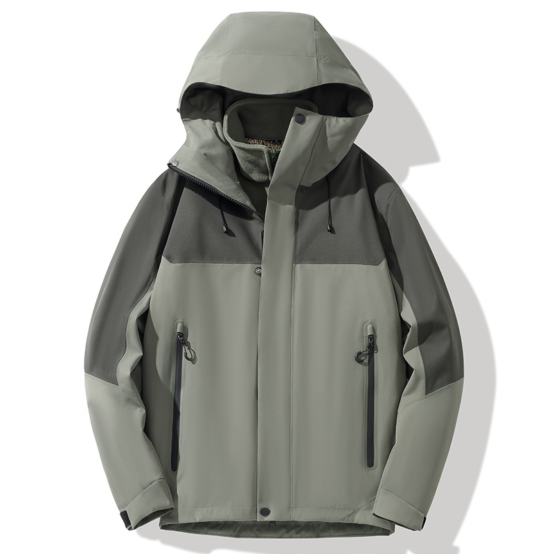 STYLE：F25591 Men’s Waterproof Warm Ski Coats Windproof Hooded Fleece L...