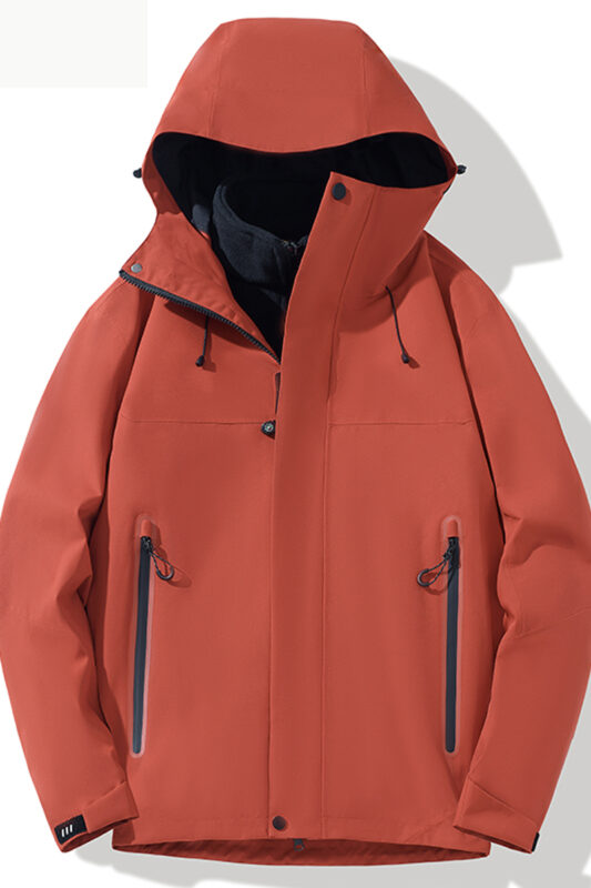 STYLE：F25591 Men’s Waterproof Warm Ski Coats Windproof Hooded Fleece L...