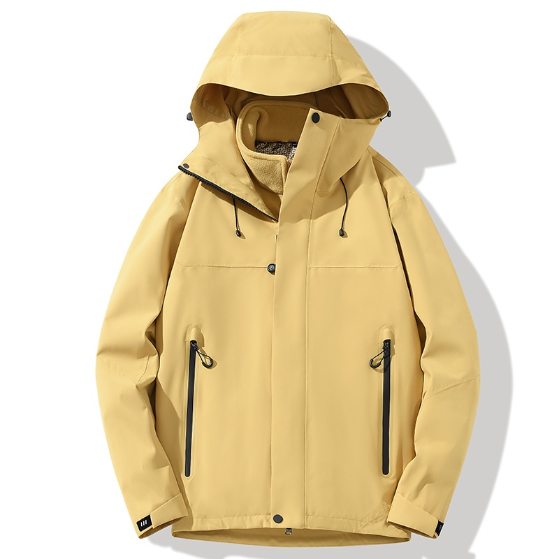 STYLE：F25591 Men’s Waterproof Warm Ski Coats Windproof Hooded Fleece L...