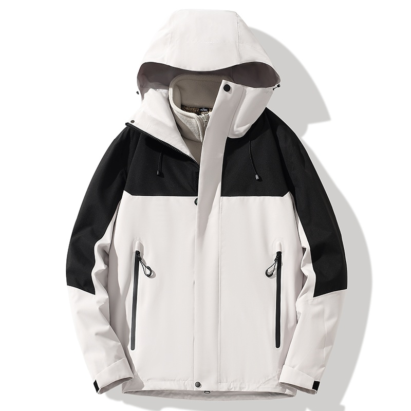 STYLE：F25591 Men’s Waterproof Warm Ski Coats Windproof Hooded Fleece L...