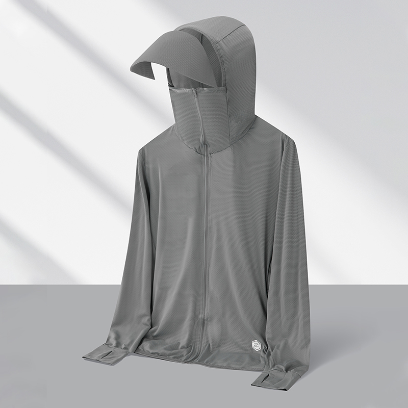 Sun Protection Shirt UPF 50+ Hoodie Long Sleeve Fishing Swim Rash Guard Shirts...
