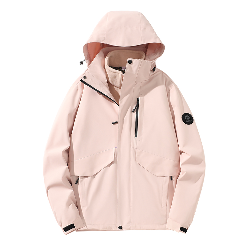 Style：F8888    3-In-1 Ski Jacket Loose-Fit Ski Jacket Waterproof Windproof O...