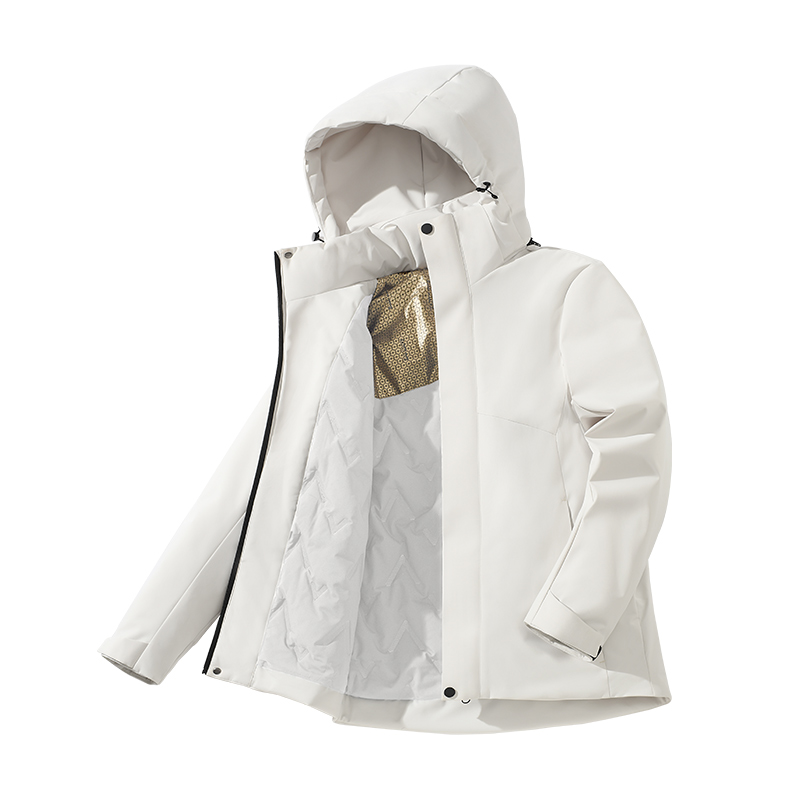 STYLE:F25629 Mens Windproof Fleece Windbreaker Coat Unisex Winter Warm Waterpr...