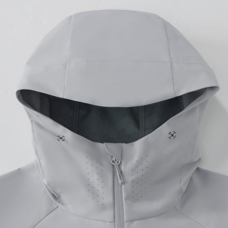 STYLE:F26656  Fall Lightweight Jacket for Men And Women Hooded Casual Water-Re...