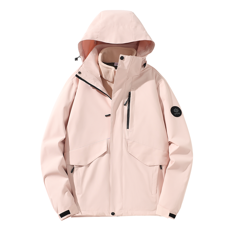 Style：F8888    3-In-1 Ski Jacket Loose-Fit Ski Jacket Waterproof Windproof O...