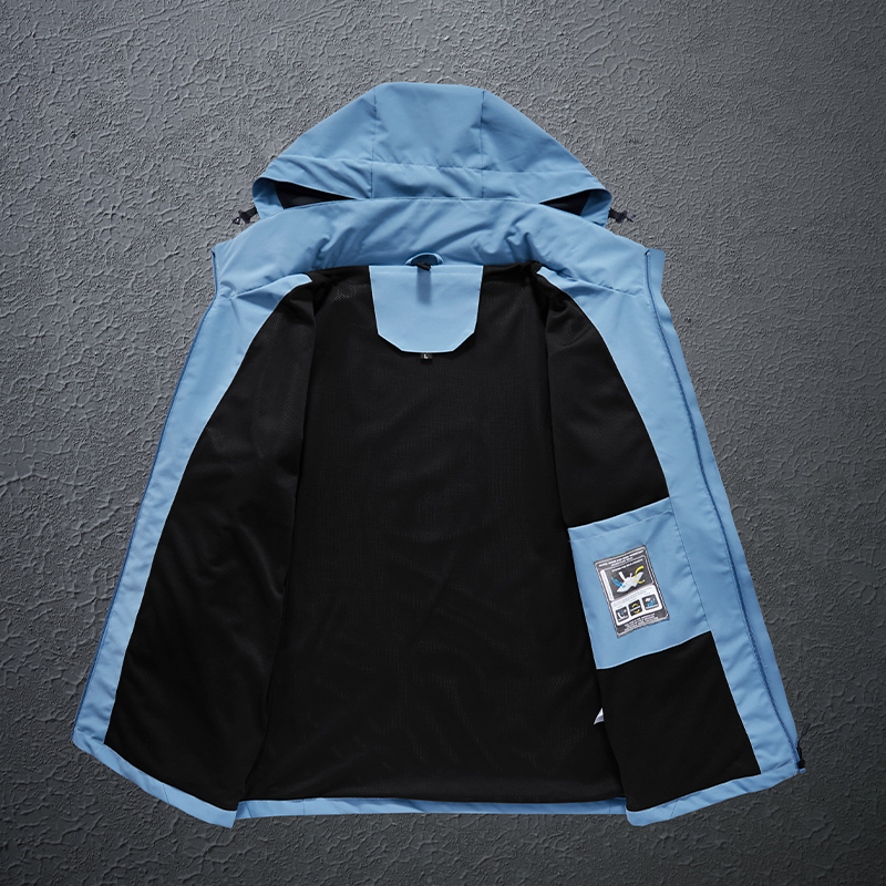STYLE:F6266  Waterproof Hiking Jacket Women Men Fishing Trekking Windbreaker O...