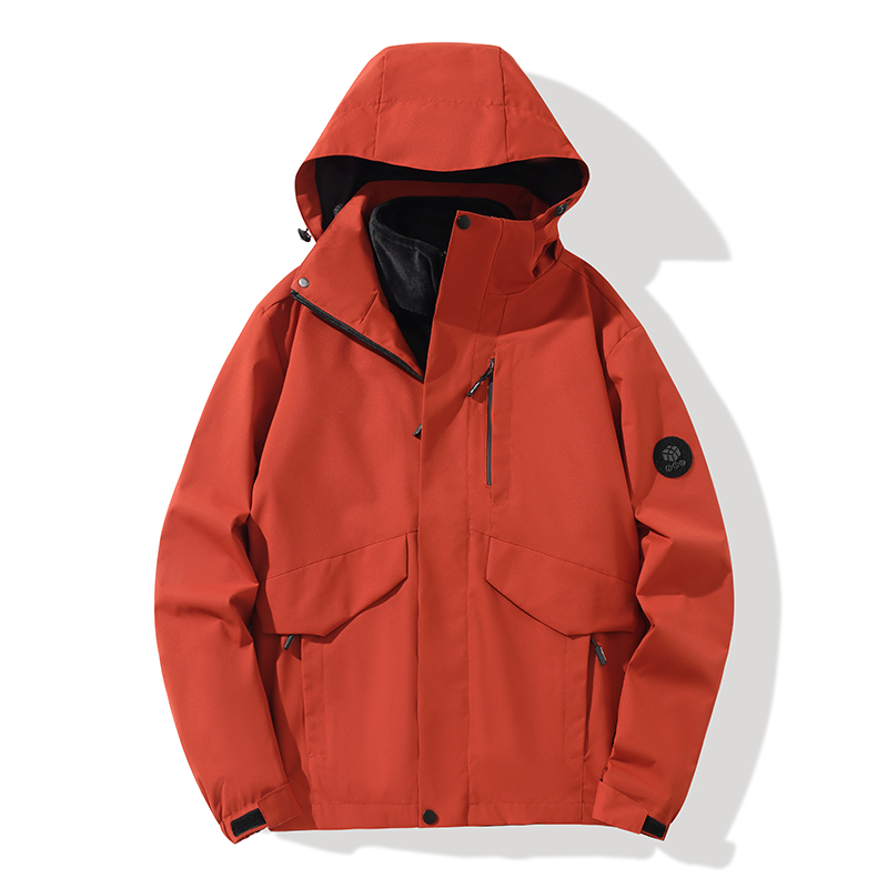 STYLE:F88888S  Unisex Winter 3-in-1 Hooded Jacket, Thickened Detachable Shell ...