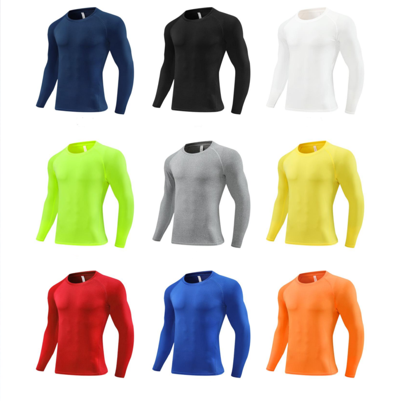 Style：JLS24    Men’s Compression Shirts Long Sleeve Workout Gym T-Shir...