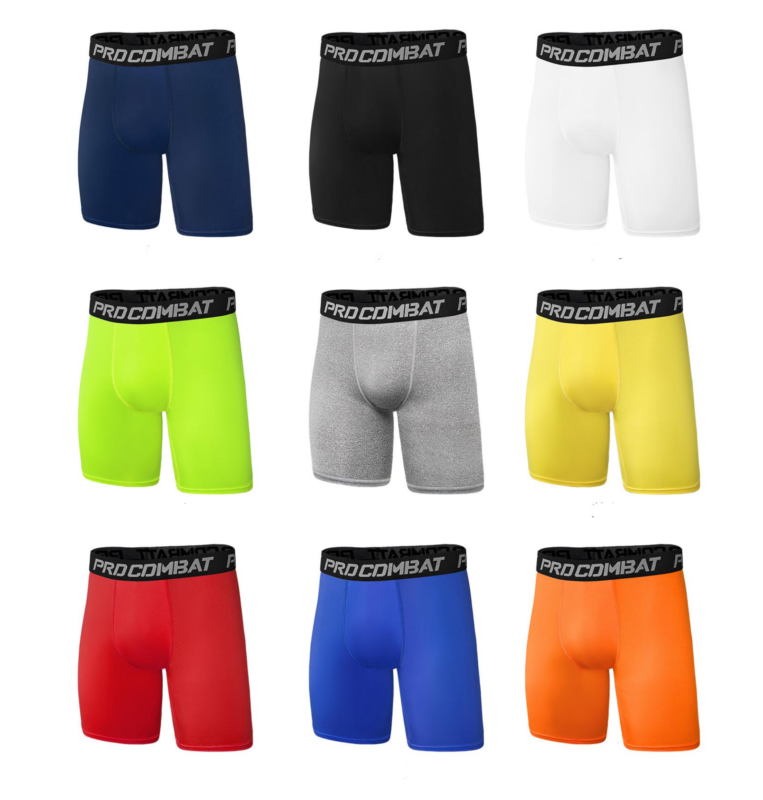 Style：JSY25   Men’s Compression Shorts Spandex Sports Underwear Athletic P...