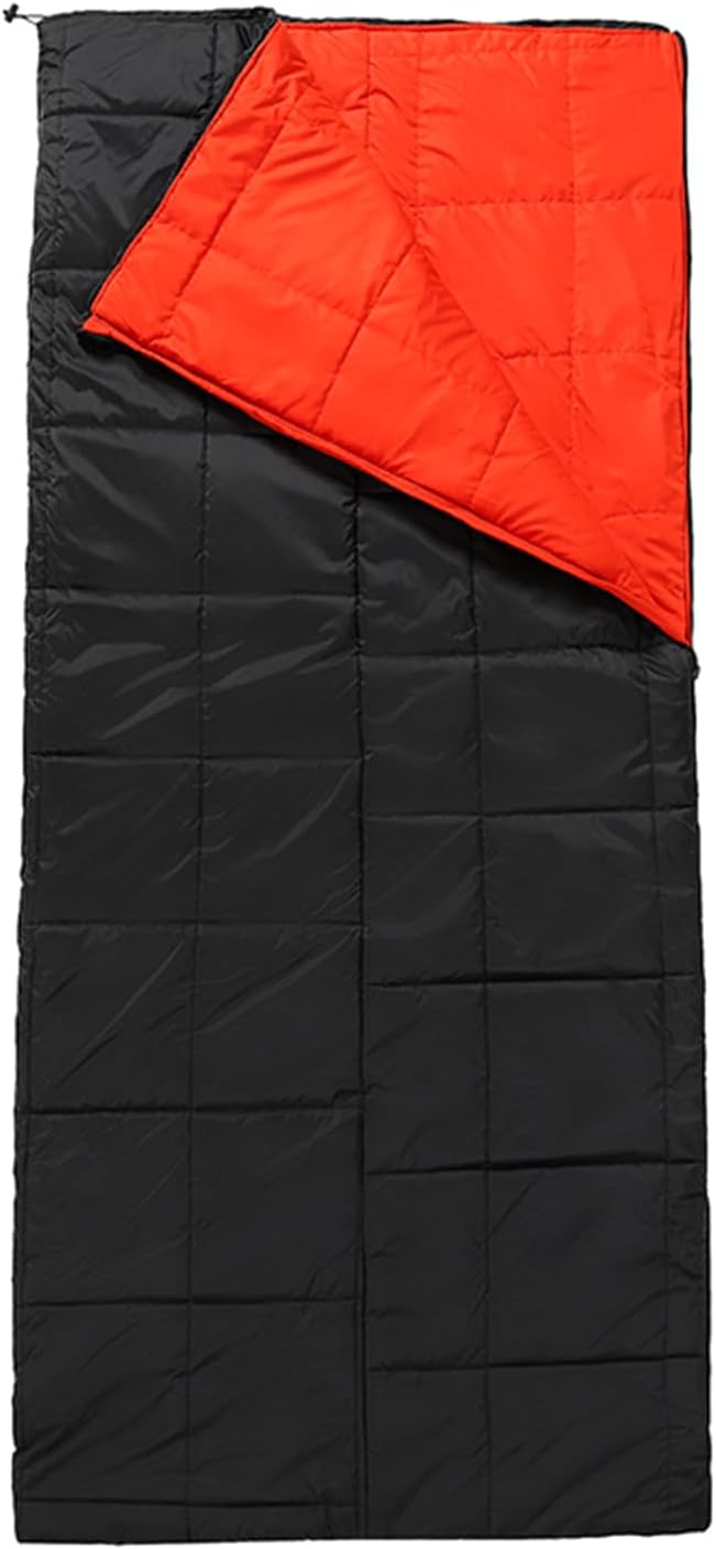 Rectangular Heated Sleeping Bag Winter 3-4 Season Thermal Warm Down Sleeping Bag for Adults with Compression Sacks for Cam...