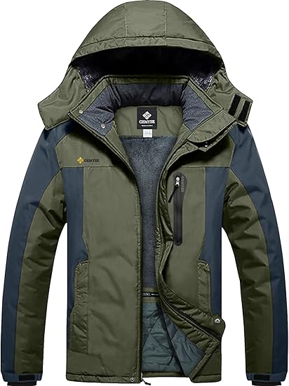 STYLE:YMX002 Men’s Ski Snow Jacket Warm Winter Waterproof Coat Snowboard...