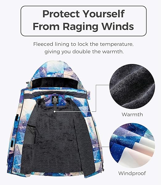 STYLE:YMX003  Women’s Mens Mountain Waterproof Ski Jacket Windproof Rain...