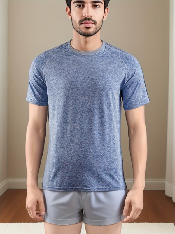 STYLE:JSY01   Workout Shirts for Men Athletic Gym Quick Drying Short Sleeve Wi...