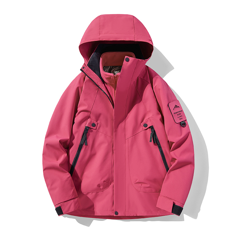STYLE:F2518   3-in-1 Down-Filled Coat Men’s/Women’s Ski & Snow Jacket With Detachable Down Liner Warm &amp...