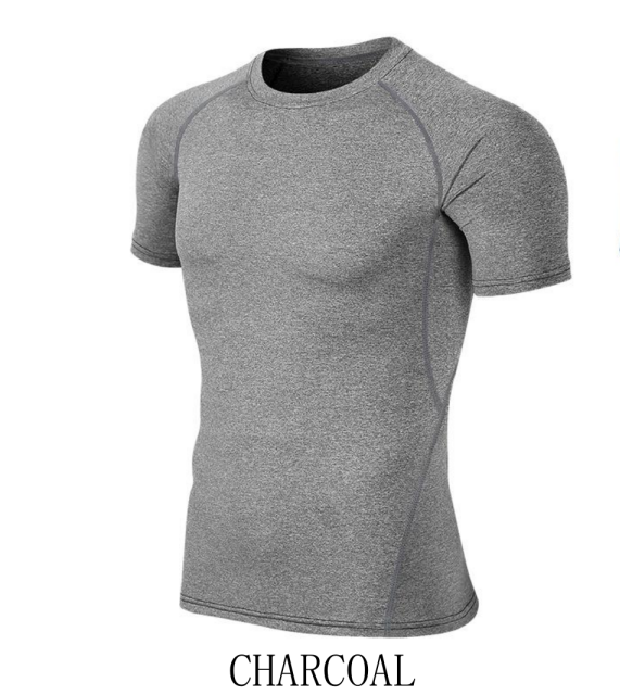 Style：SJY16   Compression Shirts for Men – Long Sleeve Black Workout B...