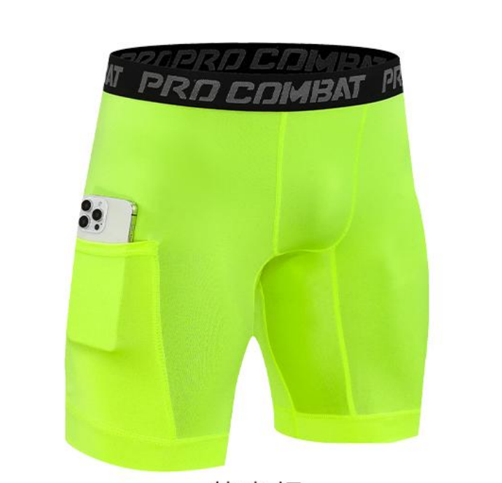 Style:JLS26   Compression Shorts Men with Pocket Spandex Athletic Baselayer Sh...