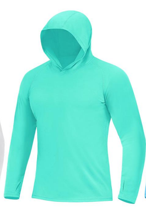  Style:JLS30   Men’s UPF 50+ Sun Protection Lightweight Hoodie Shirts L...