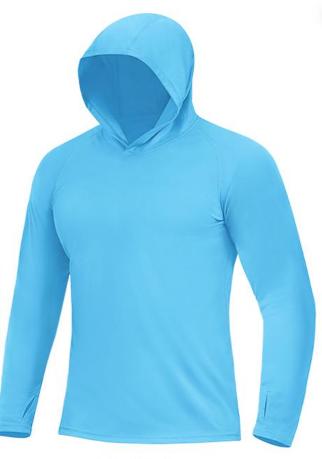  Style:JLS30   Men’s UPF 50+ Sun Protection Lightweight Hoodie Shirts L...