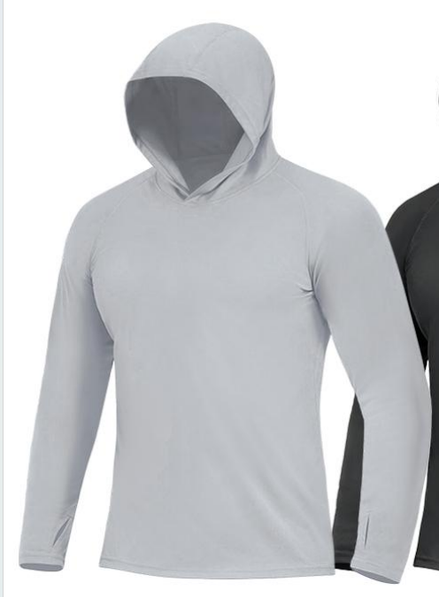  Style:JLS30   Men’s UPF 50+ Sun Protection Lightweight Hoodie Shirts L...