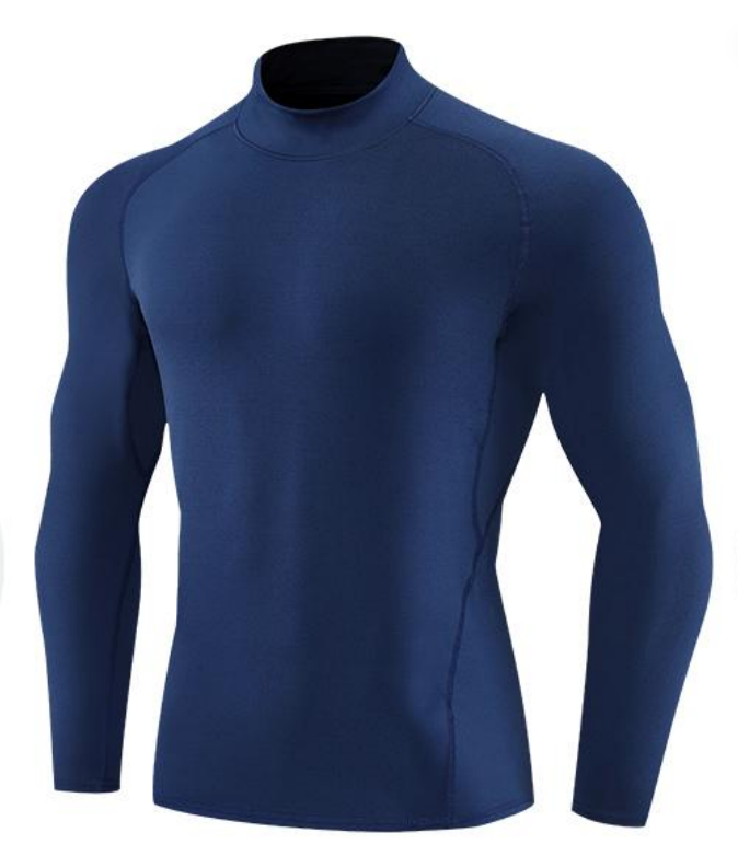 Style:JLS31   Men’s Compression Shirts Long Sleeve Mock Turtleneck Under...