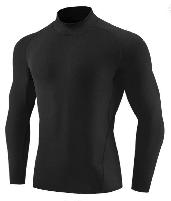 Style:JLS31   Men’s Compression Shirts Long Sleeve Mock Turtleneck Under...