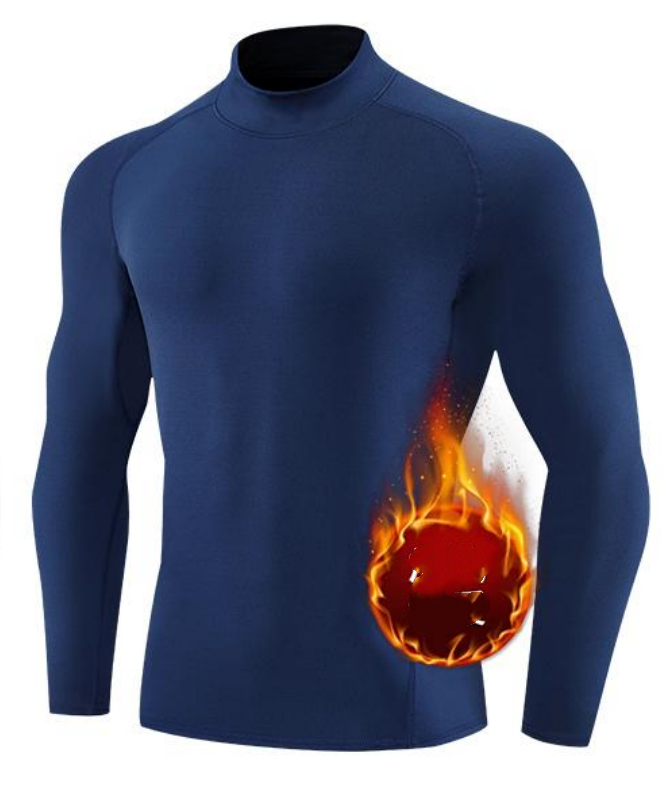Style:JLS31   Men’s Compression Shirts Long Sleeve Mock Turtleneck Under...