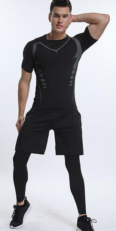 STYLE:JSY02  Men’s Sleeveless Athletic Compression Shirts Workout Tank T...