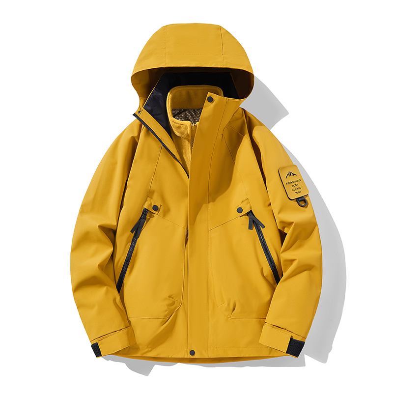 STYLE:F2518   3-in-1 Down-Filled Coat Men’s/Women’s Ski & Snow Jacket With Detachable Down Liner Warm &amp...