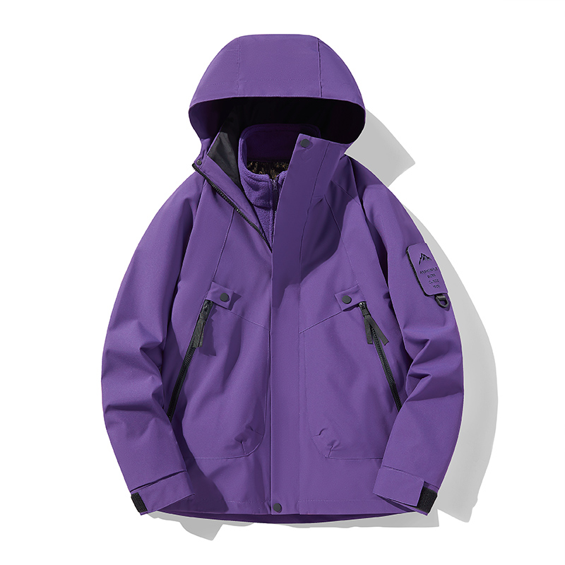 STYLE:F2518   3-in-1 Down-Filled Coat Men’s/Women’s Ski & Snow Jacket With Detachable Down Liner Warm &amp...