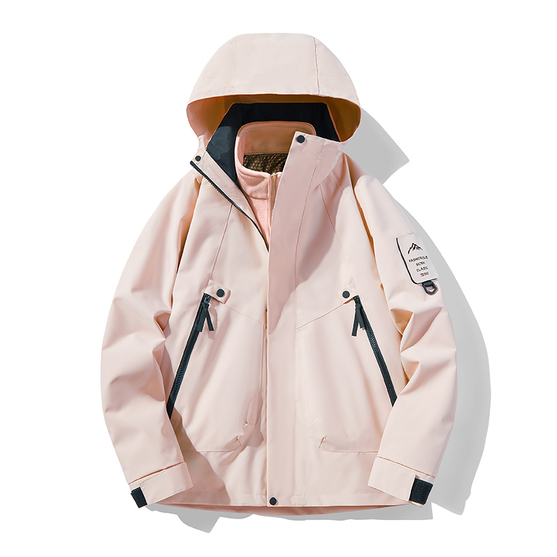 STYLE:F2518   3-in-1 Down-Filled Coat Men’s/Women’s Ski & Snow Jacket With Detachable Down Liner Warm &amp...