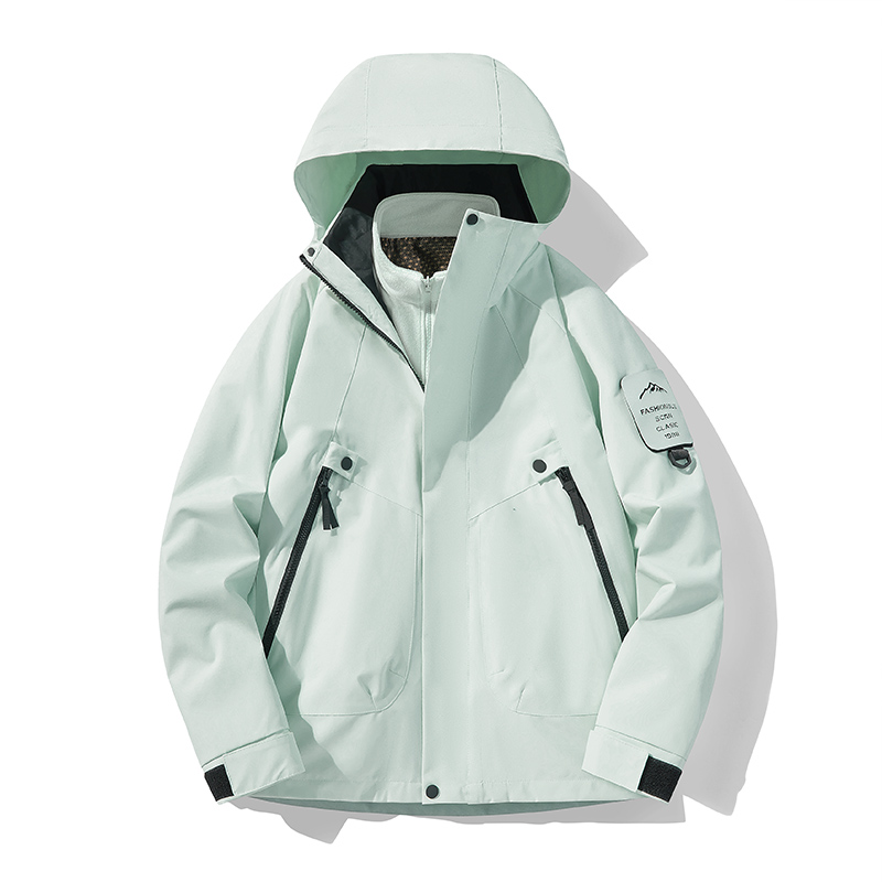STYLE:F2518   3-in-1 Down-Filled Coat Men’s/Women’s Ski & Snow Jacket With Detachable Down Liner Warm &amp...