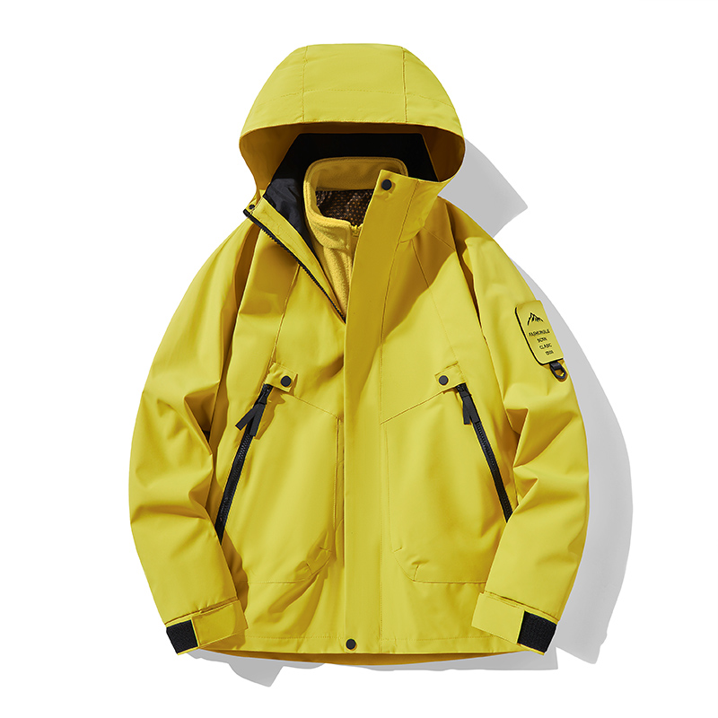 STYLE:F2518   3-in-1 Down-Filled Coat Men’s/Women’s Ski & Snow Jacket With Detachable Down Liner Warm &amp...