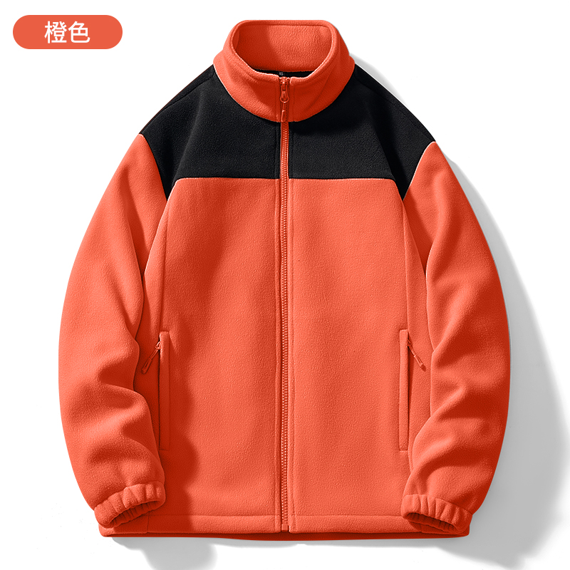 STYLE : K23557 UNISEX Outdoor Fleece Jacket (SIZE:XS-3XL) - 橙色 - Yongzhou Kaida Outdoor Apparel