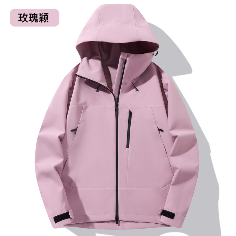 STYLE : K96001 UNISEX SINGLE-LAYER SHELL JACKET ( SIZE:XS-3XL ) - 玫瑰颖 1 - Yongzhou Kaida Outdoor Apparel