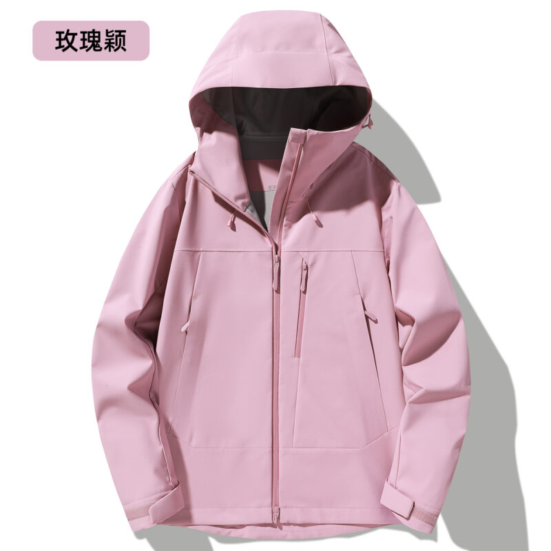 STYLE : K96002 UNISEX SINGLE-LAYER SHELL JACKET ( SIZE:XS-3XL ) - 玫瑰颖 - Yongzhou Kaida Outdoor Apparel