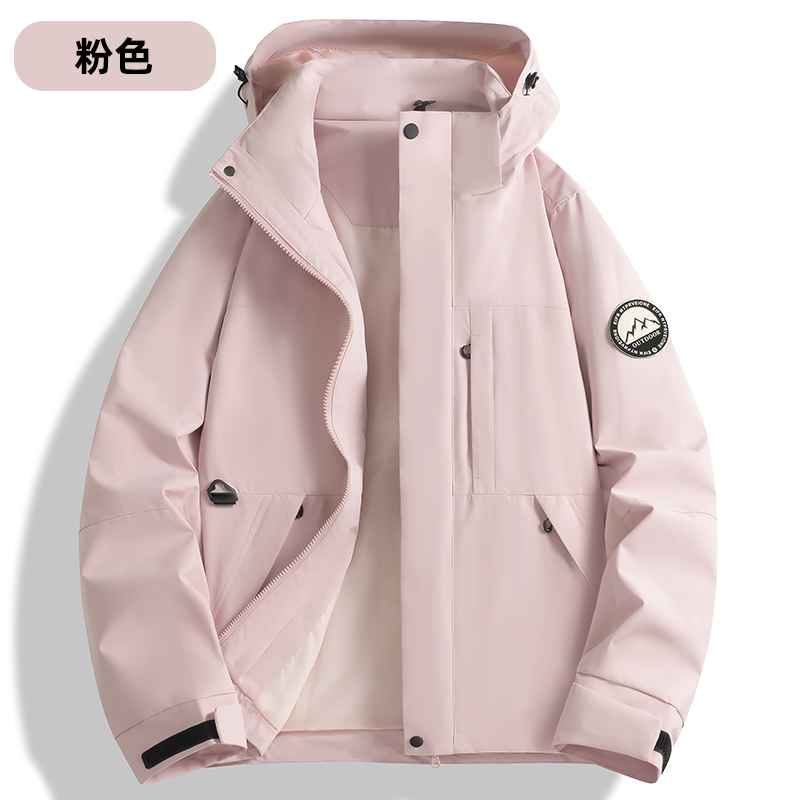 STYLE: K96893 UNISEX Single-layer shell jacket ( SIZE:XS-3XL ) - 粉色 - Yongzhou Kaida Outdoor Apparel