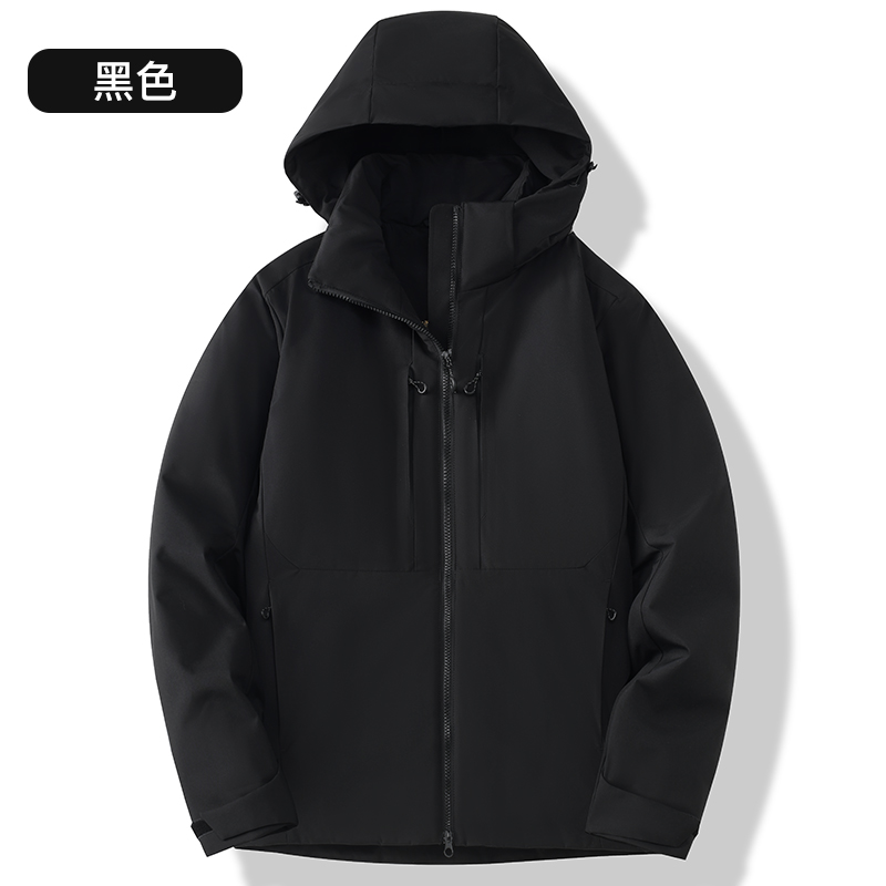 STYLE : K96891 UNISEX Fleece-lined jacket (SIZE FOR PINK:XS-XL SIZE FOR OTHER COLORS:XS-3XL) - 黑色 8 - Yongzhou Kaida O...